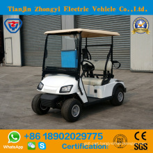 Zhongyi 2 Seats off Road Battery Powered Classic Shuttle Electric Sightseeing Golf Carts with High Quality